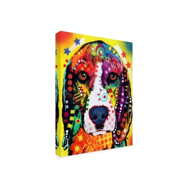 Dean Russo 'Beagle Face' Canvas Art,14x19